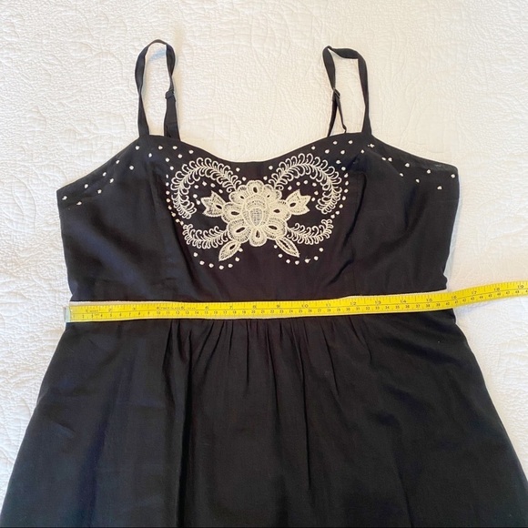 Anthro Moulinette Soeurs Atwitter Embroidered Dress - 10 - Picture 13 of 15